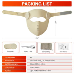 LED Light Therapy Mask – Multi-Wavelength