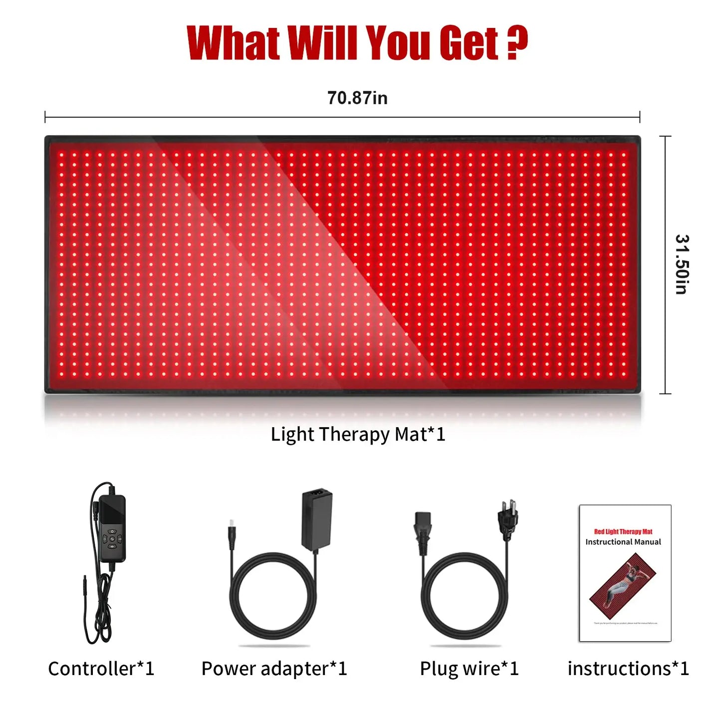 Red Light Therapy Mat– Infrared Sleep Pad for Clinics & Wellness