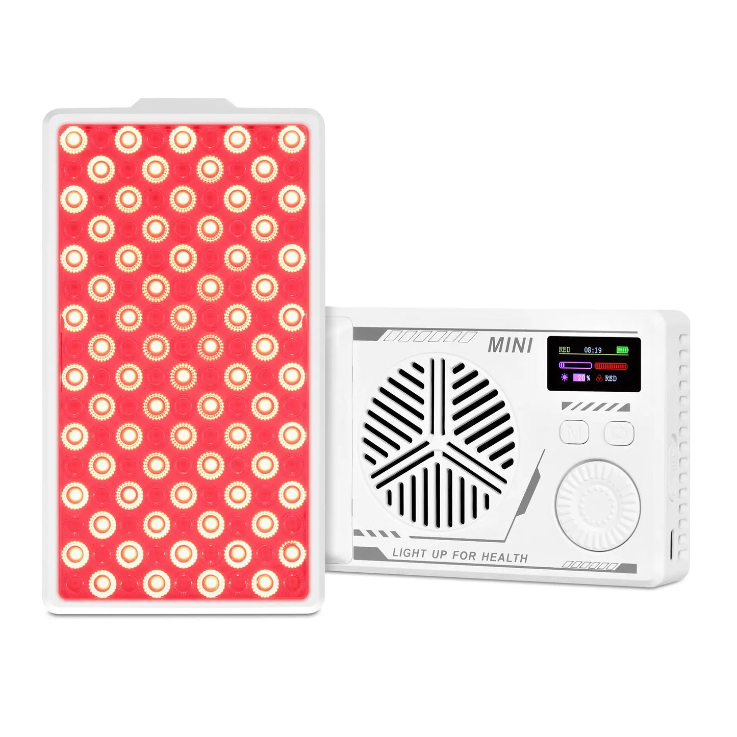 Portable Red Light Therapy Panel | Adjustable 660nm & 850nm